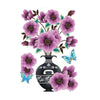 Vase à Fleurs en 3D Sticker Mural Auto-adhésifs