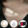 Collier en argent sterling avec cœur porte-bonheur