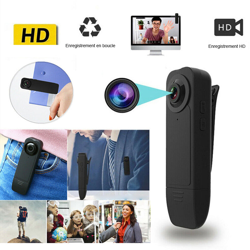 Enregistreur vidéo mini caméra corporelle