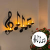 Applique Murale Note de Musique Noire