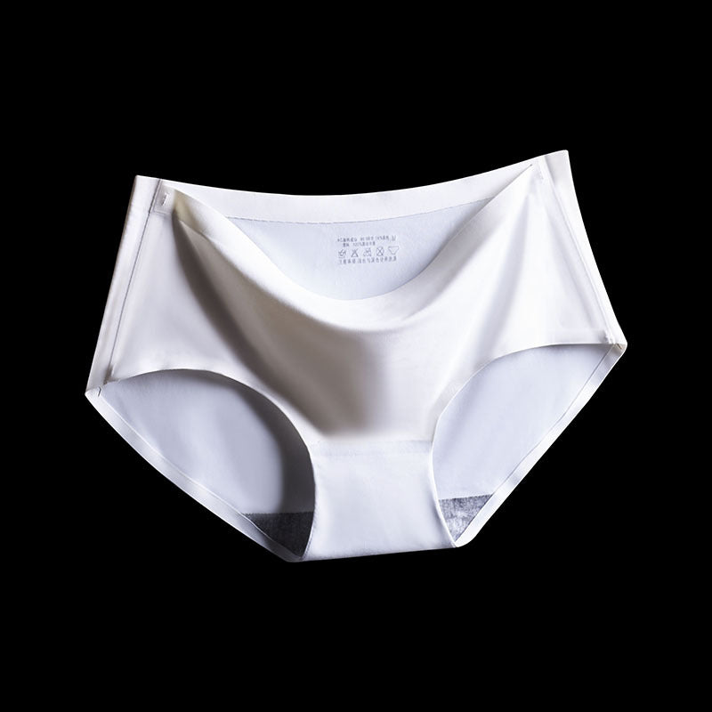 Sous-vêtement/Culotte Respirant en Soie Glacée pour Femmes