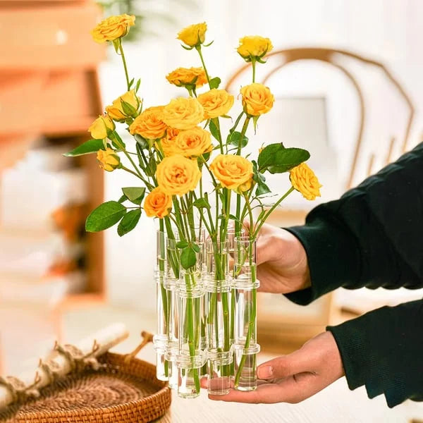 Vase à fleurs à charnière