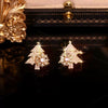 🎄VENTE ANTICIPÉE DE NOËL🎄 Boucles d'oreilles sapin de Noël rotatives