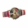 Montre-bracelet arc-en-ciel multicolore
