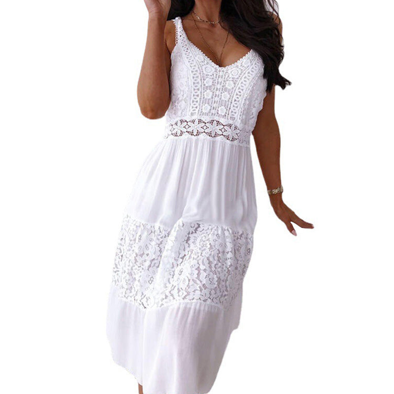 Robe Nuisette En Dentelle