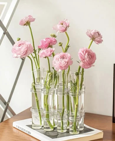 Vase à fleurs à charnière