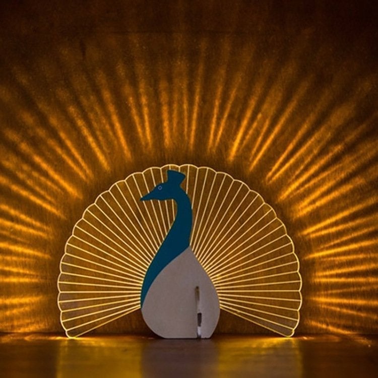 Veilleuse Décorative Créative à Motif Animaux